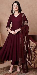 GoSriKi Women's Cotton Blend Stright Kurta with Pant (KUZ-KURTI-Avenue ...