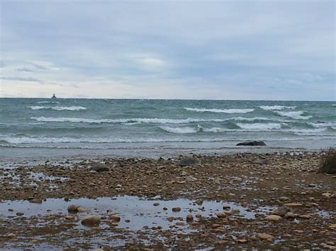 Lake Huron at Cheboygan State Park, Michigan