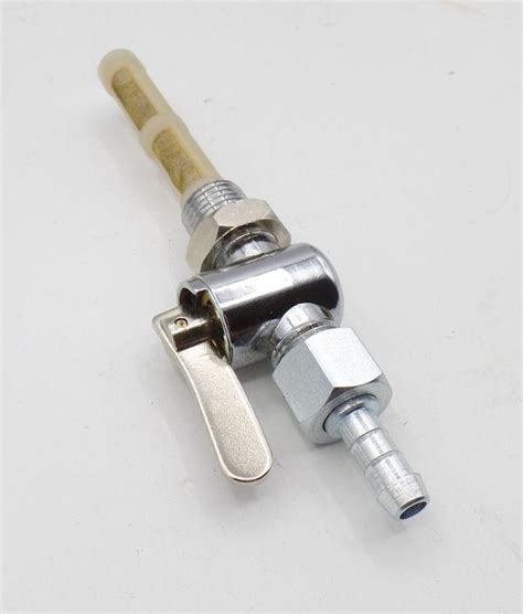Benzinhahn 1/4" - 1/4" mit Anschluss, ohne Rohr, BSA, Norton, Triumph ...