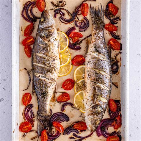 Mediterranean Roasted Branzino Recipe (20 Minutes)