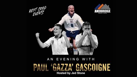 An Evening with Paul Gazza Gascoigne, Empress Building, Swinton, 24 ...