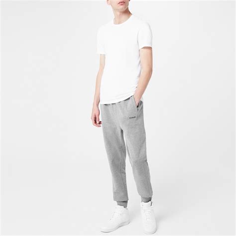 Firetrap | Mens Slim Joggers | Closed Hem Fleece Jogging Bottoms ...