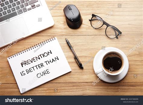 Prevention Better Than Cure Motivational Words Stock Photo 2247388499 | Shutterstock