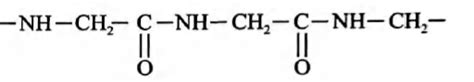 Which of the following represents a peptide chain?