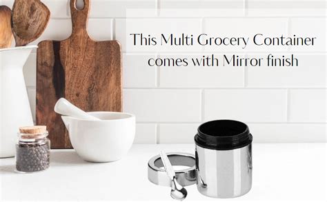 Buy ATROCK Containers For Kitchen Storage | Jars & Containers Set of 6 ...