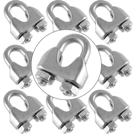 ZEONHAK 10 Pack 12 Inch Wire Rope Clamp, Strong and | Ubuy India