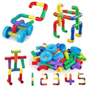 ACLIX Educational Play and Learn Plastic Building Block Set Pipes ...