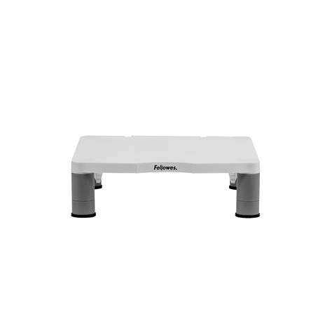 Fellowes Standard Adjustable Monitor Riser, Up to 32", Platinum (91712 ...