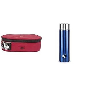 Buy Cello Proton Electric Staiinless Steel Lunch Box, 2-Pieces, Maroon ...