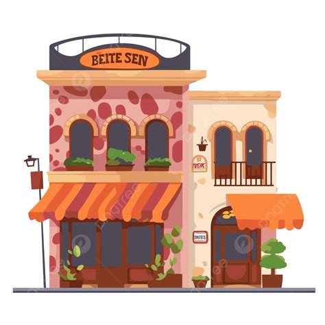 Restaurant Clipart Vector, Restaurant Clipart, In The Style Of Detailed ...