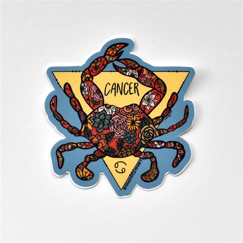 Cancer Zodiac Animal Sticker – ANNOTATED AUDREY