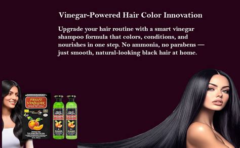Professional Fruit Vinegar Hair Color Gel – Vinegar Shampoo Formula ...