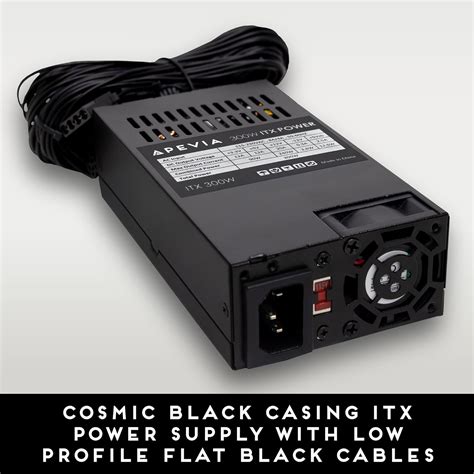 Apevia ITX-AP300W Mini-ITX/Flex ATX / 1U 300W for India | Ubuy