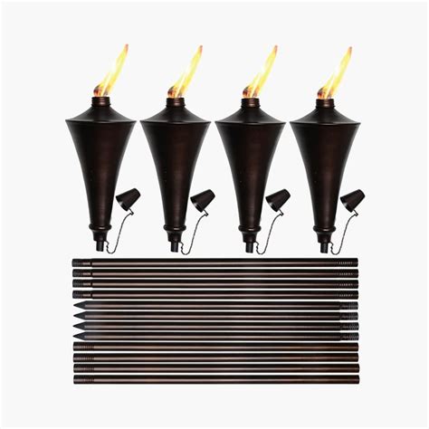 Buy DECO WINDOW Solid Conical Torch - Set of 4 from Deco Window at just ...