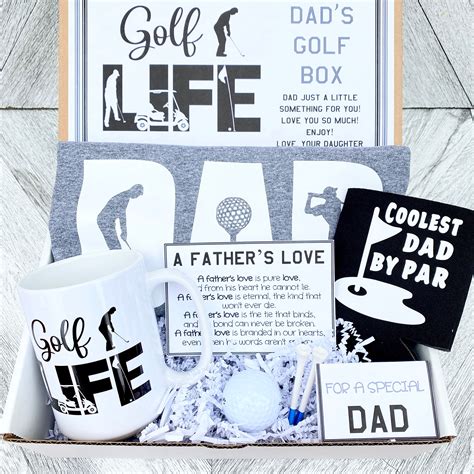 Father's Day Golf Gift Box: Shirt, Mug, Golf Set & Coolie