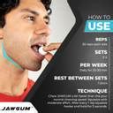 JAWGUM Chewing Gum | Reduce Double Chin | Chiselled Sharp Jawline ...