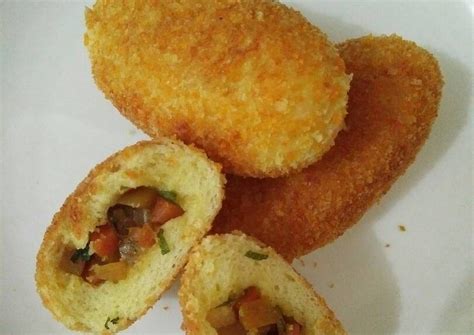 resep roti goreng isi sayur dan ayam