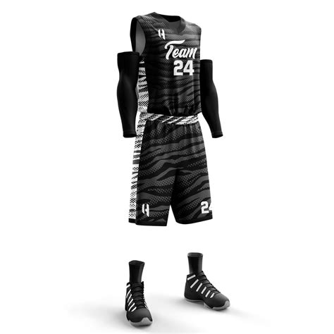 Custom Basketball Jersey and Shorts Set with Personalized Player Name ...