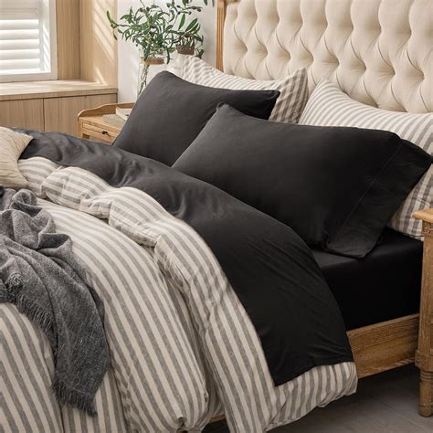 Amazon.com: PURE ERA Jersey Knit 4pc Bed Sheet Set 100% T-Shirt Cotton ...