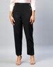 Buy Black Trousers & Pants for Women by Delan Online | Ajio.com