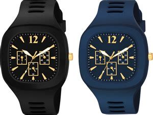 HALA Miller Men Watch Gold Dial Wrist Sport Ultra Watch with Pack of 2 ...