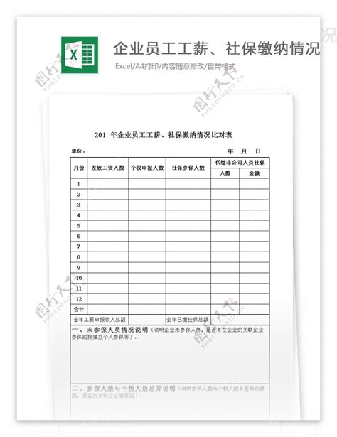 企业员工人数统计表图片素材-编号29053337-图行天下