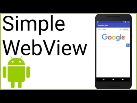 WebView - Android Studio Tutorial - YouTube