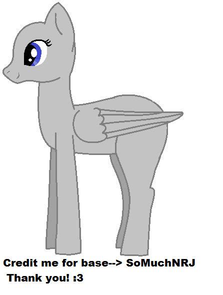 mlp fim pegasus base by SoMuchNRJ on DeviantArt