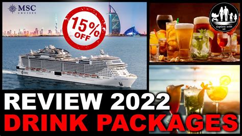 MSC Virtuosa DRINK PACKAGES # Beverage packages on cruises # REVIEW ...