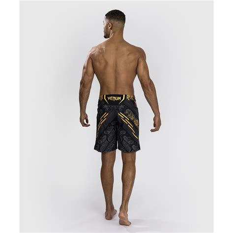 VENUM MMA Fight Shorts UFC Authentic Fight Night, Long Fit, Adrenaline, schwarz-gold, XL ...