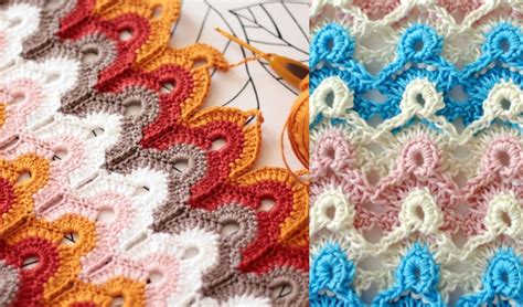 Image result for Crochet Lacy Wave Pattern