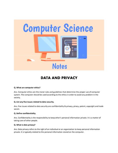 Image result for Privacy Policy Computer Science