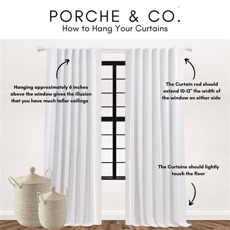 Porche Tips & Tricks: Curtain Hanging Guide — Porche & Co.