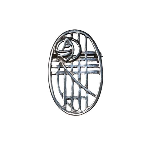 vintage silver open work brooch | NOIR ONLINE