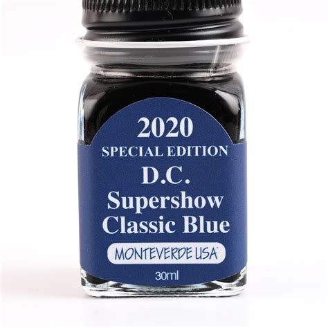 Monteverde 2020 D.C. Supershow Classic Blue Special Edition Ink Bottle ...