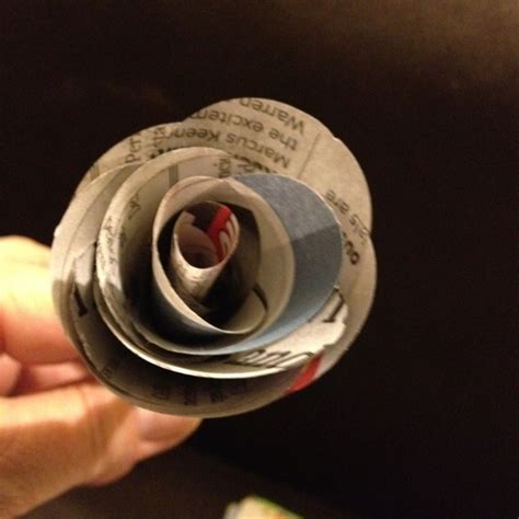 Image result for Newspaper Flower Tutorial