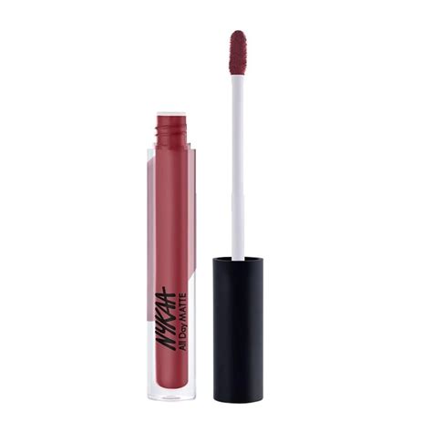 Buy Nykaa All Day Matte Waterproof, Transfer Proof, Mask Proof, 12H ...