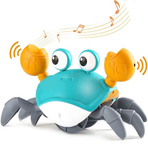 Buy Crawling Crab Baby Toy with Music and LED Light Up,Toddler ...