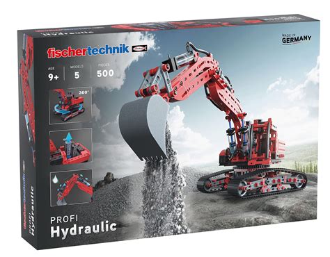 Buy fischertechnik Profi Hydraulic Model Building Kit with 500 Pieces ...