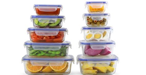 [10-Pack] Glass Meal Prep Containers - Food Prep Containers with Lock ...