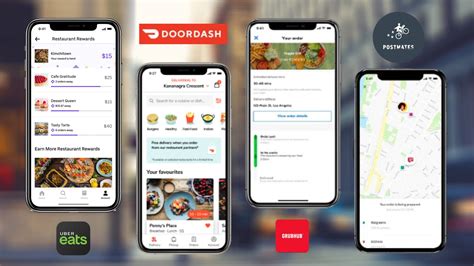 Doordash V/s Grubhub V/s Ubereats V/s Postmates