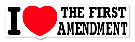 Image result for 1st Amendment Sticker