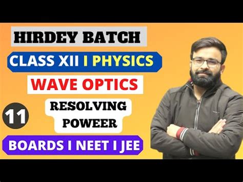 Resolving Power of Microscope and Telescope Video Lecture - Crash ...