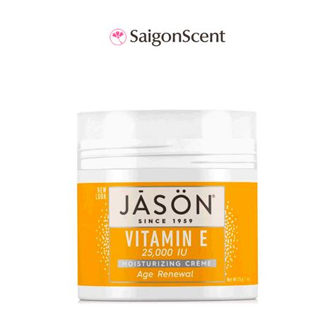 Kem dưỡng ẩm Jason Vitamin E 25,000 IU Moisturizing Cream Age Renewal ...