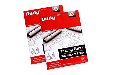 Oddy 95 GSM Tracing Butter Paper - 100 Sheets Pack : Amazon.in: Home ...