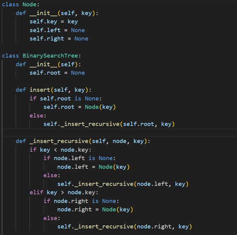 Image result for Binary Search Tree Algorithm Python