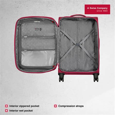 Wenger, Fantic Medium Softside Case, Burgundy, 71 Litres, Swiss design