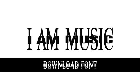 I Am Music Font › Fontesk