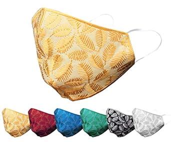 Nivetas Design Studio Pack of 6 Face Mask | Designer Embroidered face ...