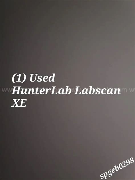 Image result for HunterLab LabScan XE Cost
